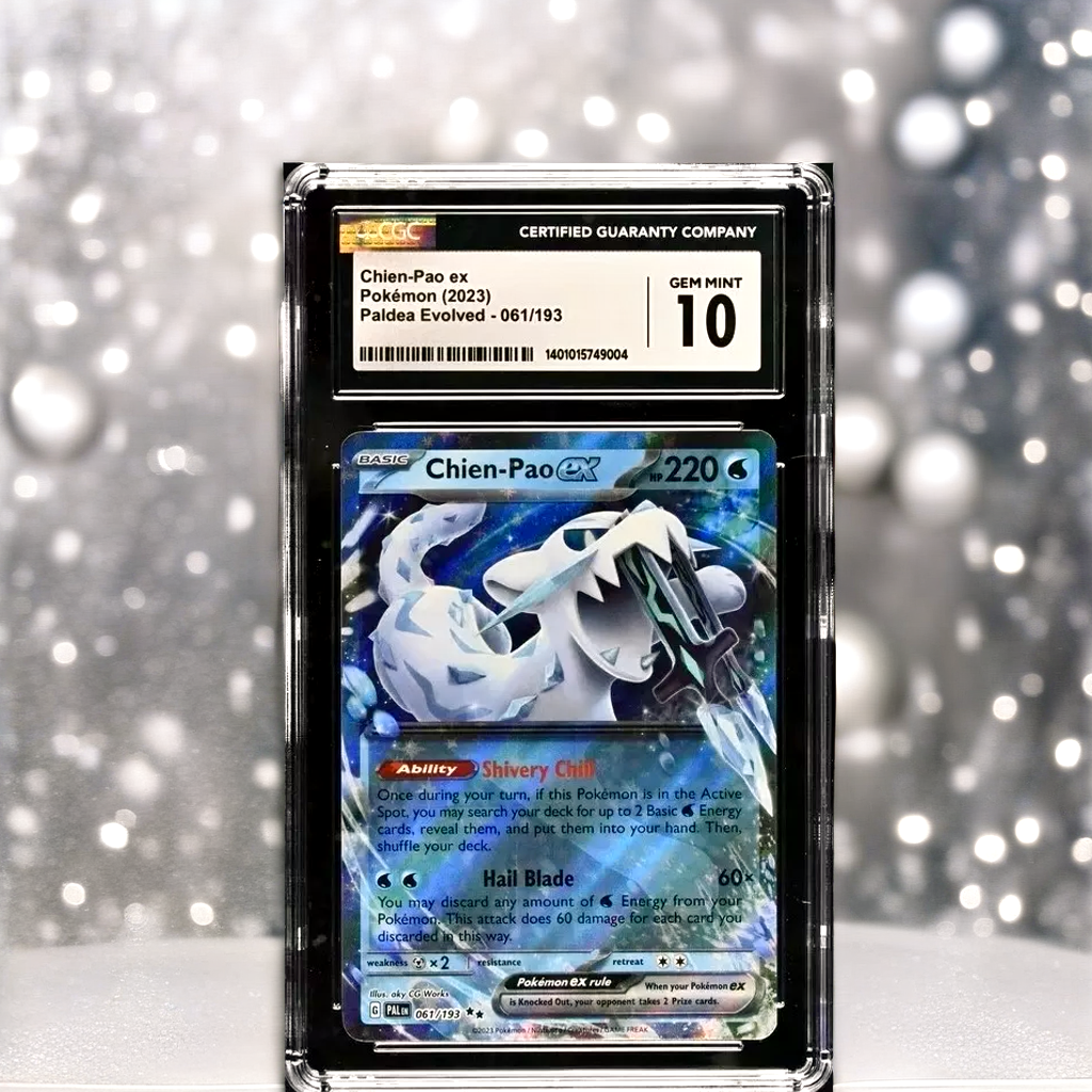 Pokemon Chien-Pao ex 061/193 Paldea Evolved - PAL EN English  Gem Mint 10 (2023)