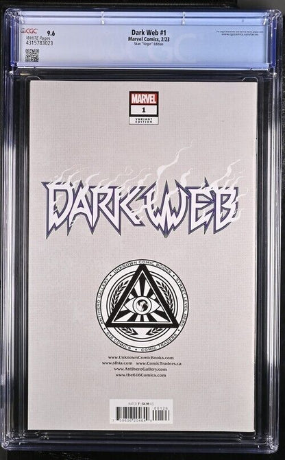 DARK WEB Issue #1 SKAN Virgin CGC 9.6 (2023)