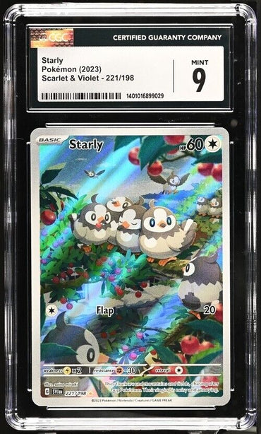 Pokemon Starly 221/198 Scarlet & Violet - SV1EN English 9 (2023)