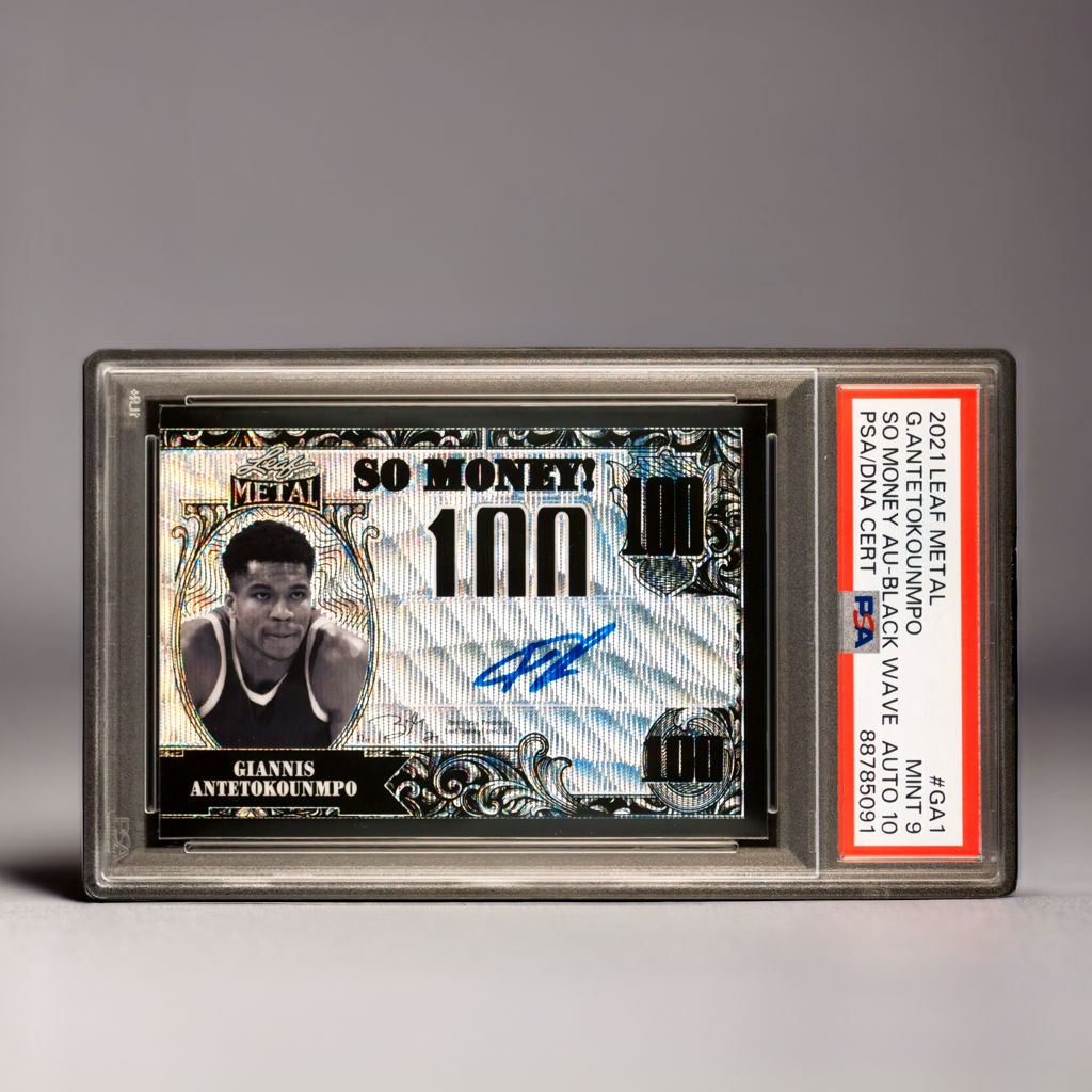 2021 LEAF METAL SO MONEY AUTOGRAPHS GIANNAS ANTETOKOUNMPO /10