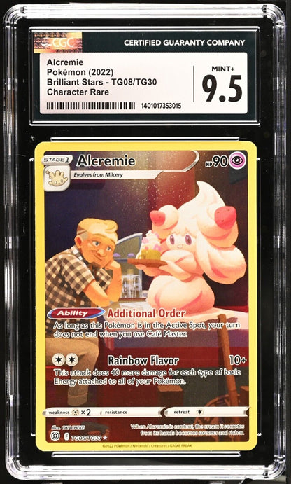 Pokemon Alcremie TG08/TG30 Brilliant Stars English CharacterRare Mint 9.5 (2022)