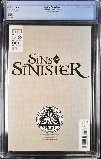 Sins of Sinister  #1 Andrews ""Virgin"" Edition CGC 9.8 (2023)