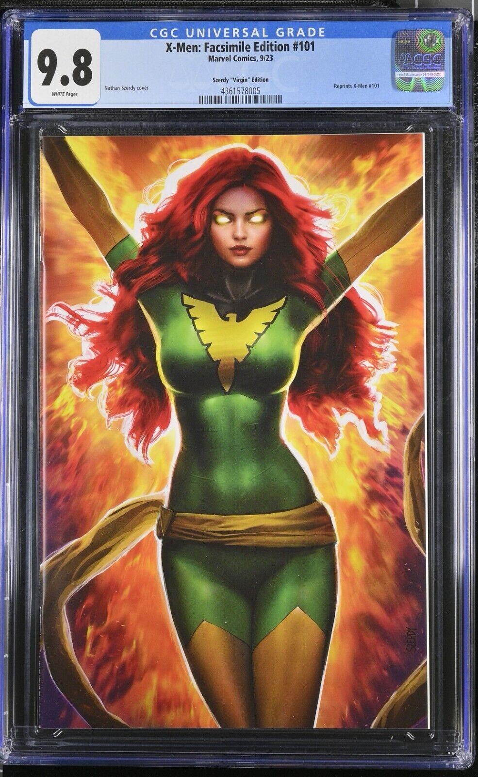 X-Men: Facsimile Edition #101 Szerdy Virgin Edition CGC 9.8 (2023)