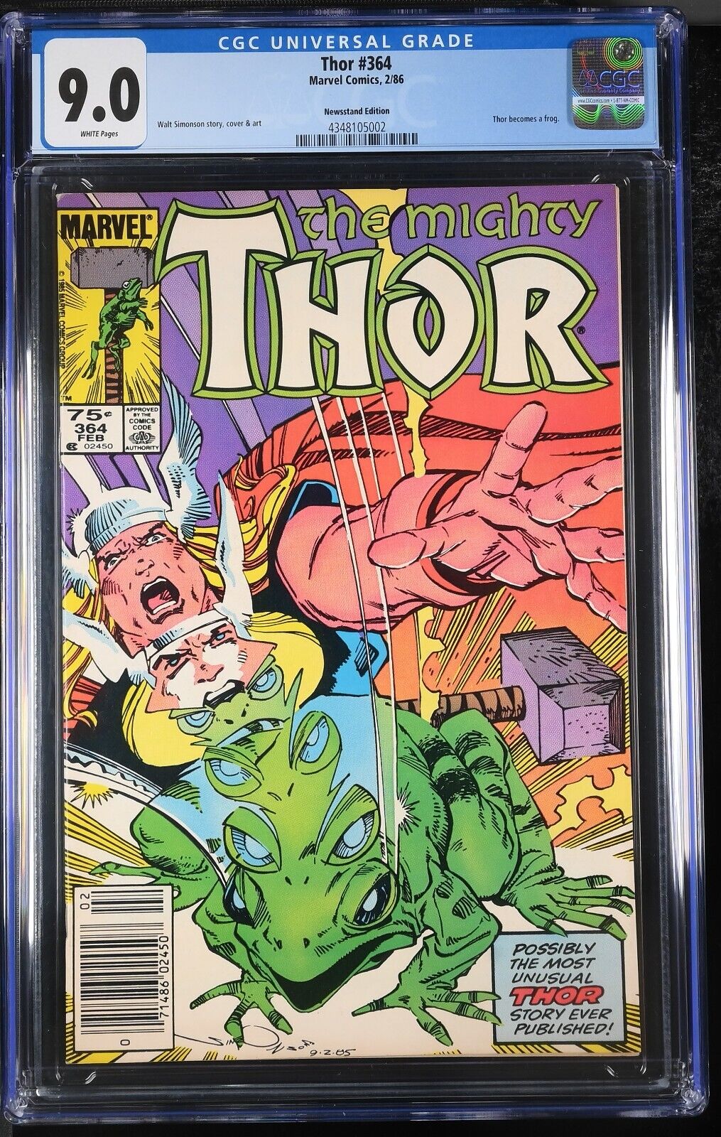 Thor #364 CGC 9.0 (1986)