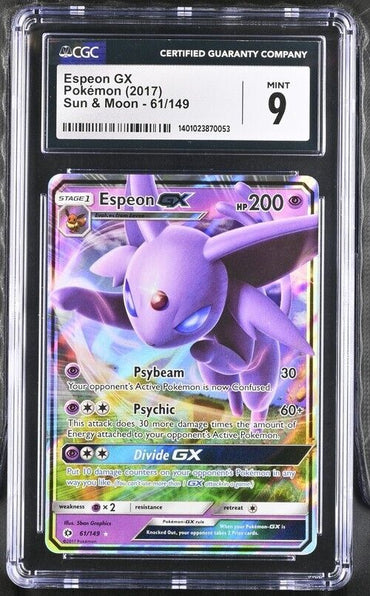 Pokemon Espeon GX 61/149 Sun & Moon English Ultra Rare 9 (2017)