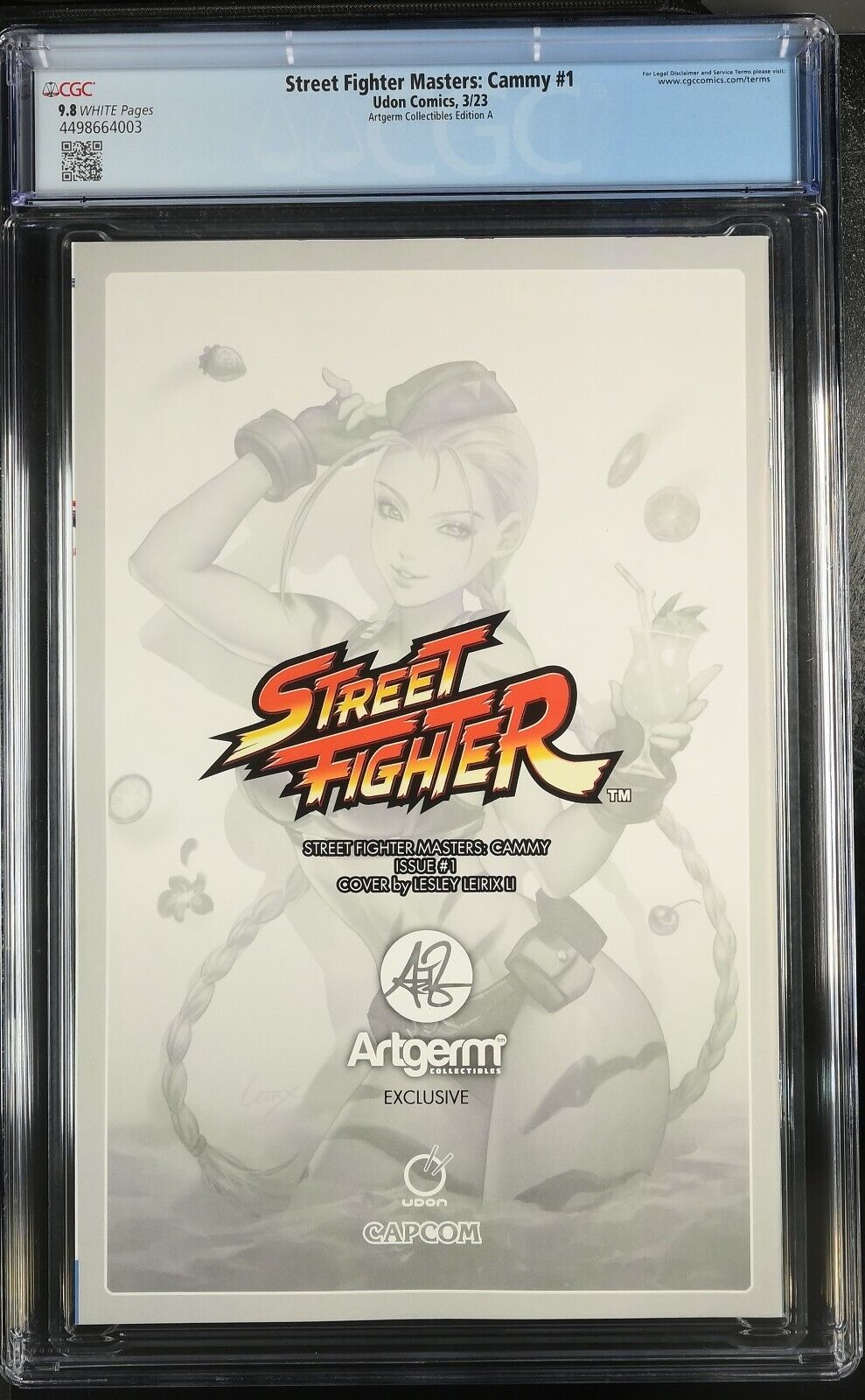 Street Fighter Masters: Cammy #1 Artgerm Collectibles Edition A CGC 9.8 (2023)