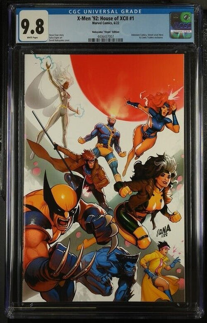 X-Men '92: House of XCII #1 Nakayama "Virgin" Edition CGC 9.8 (2022)