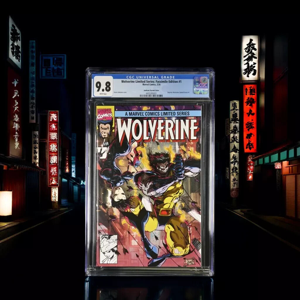 Wolverine Limited Series:Facsimile Edition #1 Andrews Variant Cover CGC 9.8 2024