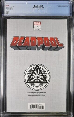 Deadpool #1 Segovia ""Virgin"" Edition CGC 9.8 (2024)