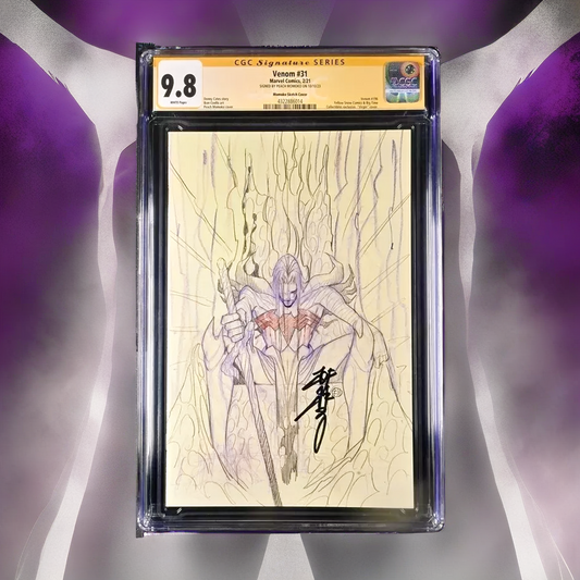 Venom #31, Signed by Momoko, CGC 9.8 Sketch Cover