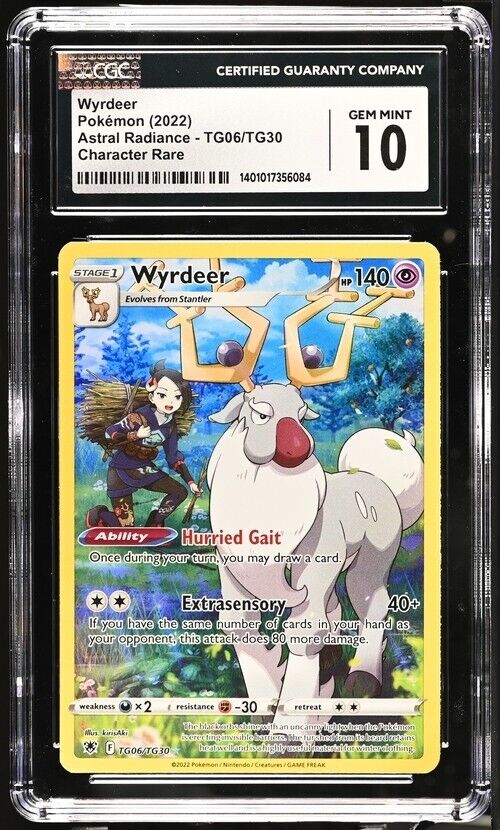 Pokemon Wyrdeer TG06/TG30 Astral Radiance English Character Rare GemMint 10 2022