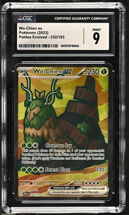 Pokemon Wo-Chien ex 232/193 Paldea Evolved - PAL EN English 9 (2023)