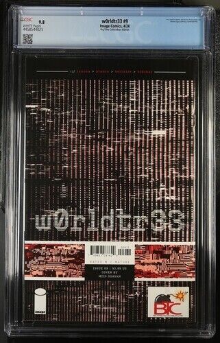 w0rldtr33 #9 Big Time Collectibles Edition CGC 9.8 (2024)