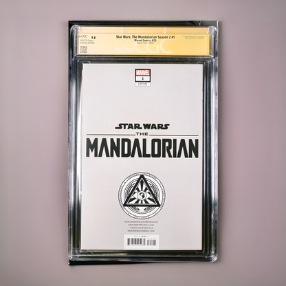 Star Wars: The Mandalorian Season 2 1 8/23 SIGNED & SKETCH BY MICO SUAYAN