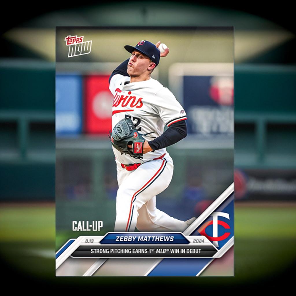 "PRESALE" Zebby Matthews - 2024 MLB TOPPS NOW Card 551 "PRESALE"