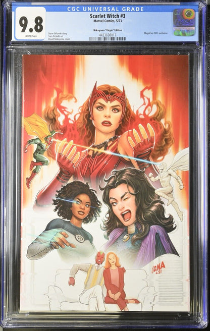 Scarlet Witch #3 Nakayama "Virgin" Edition MegaCon 2023 Exclusive (2023)