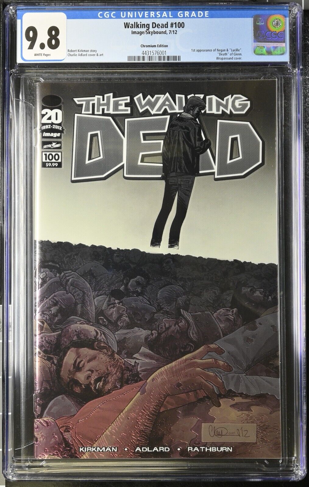 Walking Dead #100 Chromium Edition CGC 9.8 (2012)