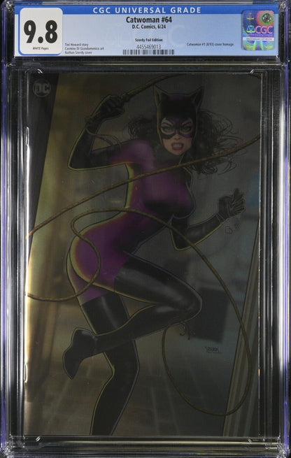 Catwoman #64 Szerdy Foil Edition CGC 9.8 (2024)