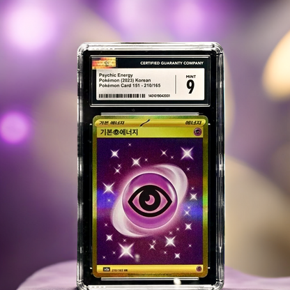 Pokemon Psychic Energy 210/165 Pokemon Card 151 - sv2a Korean 9 (2023)