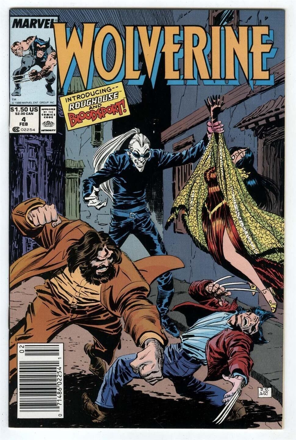 Wolverine #4 Roughhouse & Bloodsport Trade Dress (1989)