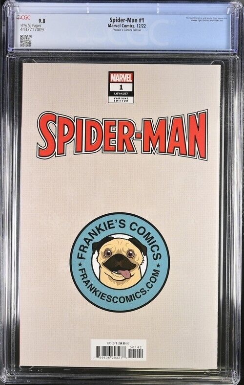 Spider-Man #1 Frankie's Comics Edition CGC 9.8 (2022)