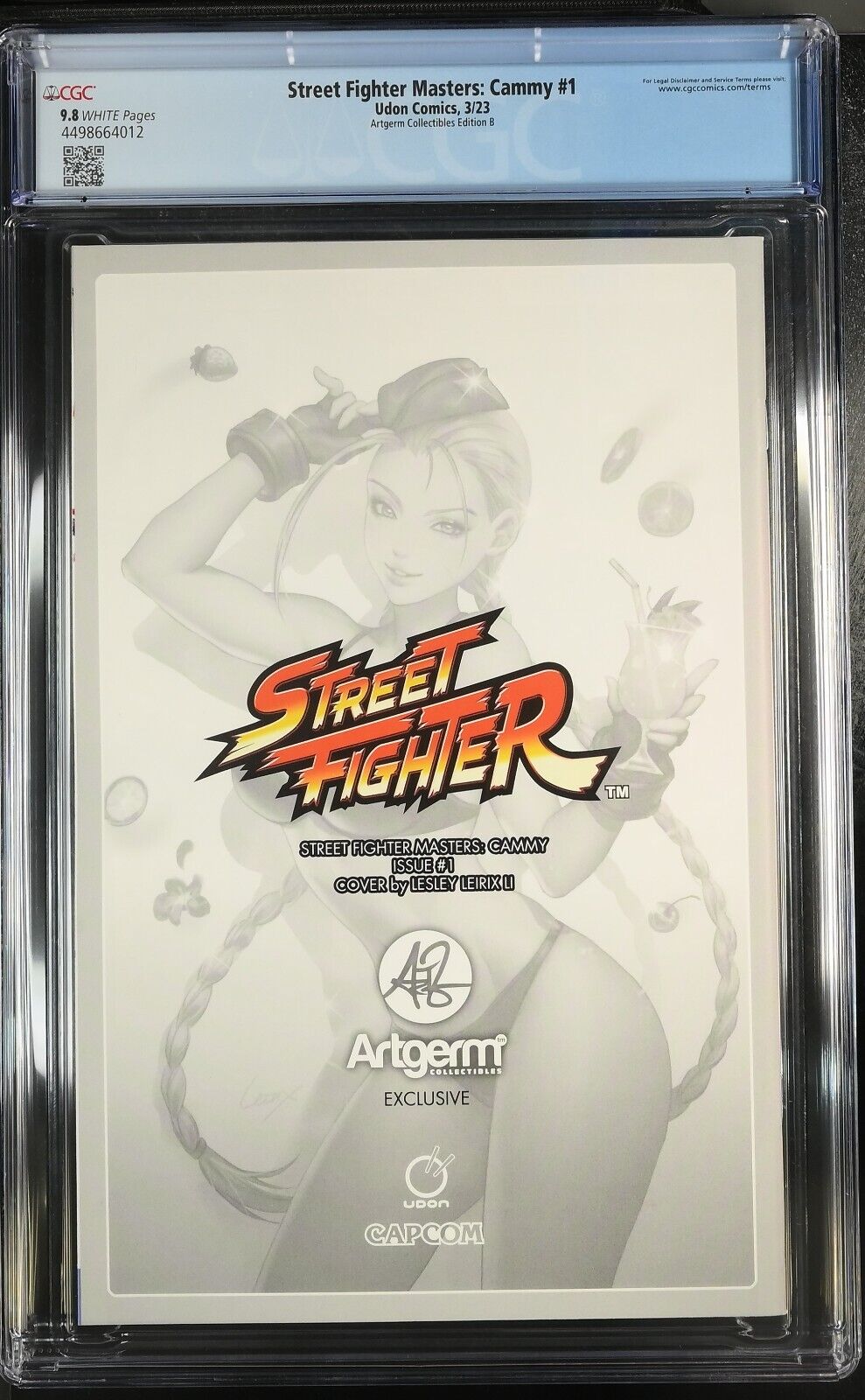 Street Fighter Masters: Cammy #1 Artgerm Collectibles Edition B CGC 9.8 (2023)