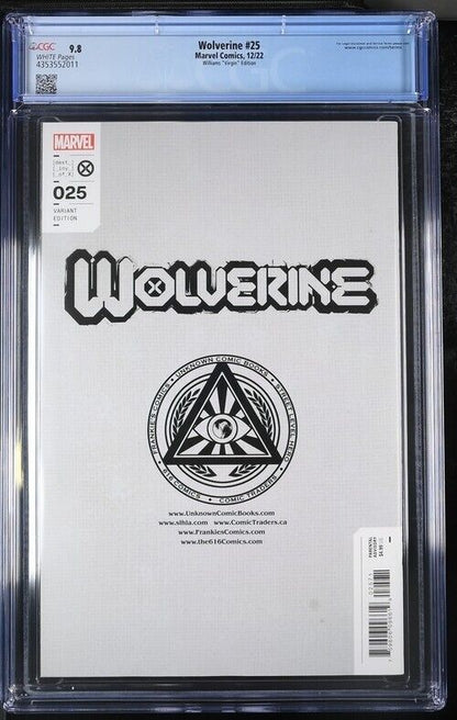 Wolverine #25 Williams "Virgin" Edition CGC 9.8 (2022)