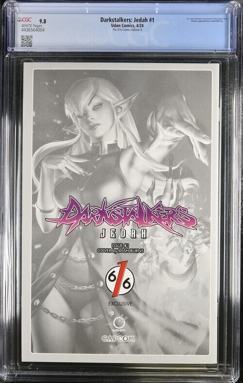 Darkstalkers: Jedah #1 The 616 Comics Edition A CGC 9.8 (2024)