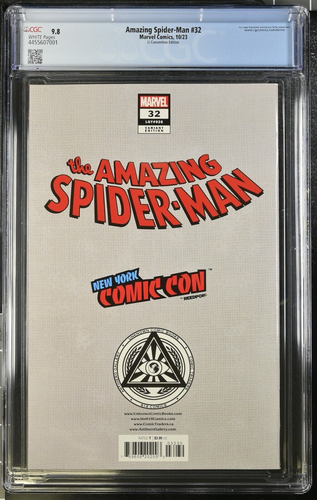 Amazing Spider-Man #32 Li Convention Edition CGC 9.8 (2023)