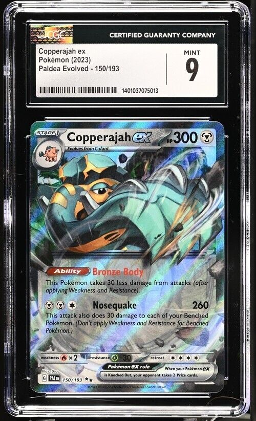 Pokemon Copperajah ex 150/193 Paldea Evolved - PAL EN English 9 (2023)