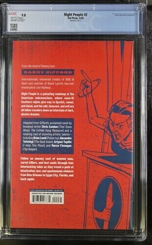 Night People #2 Variant Cover C CGC 9.8 (2024)