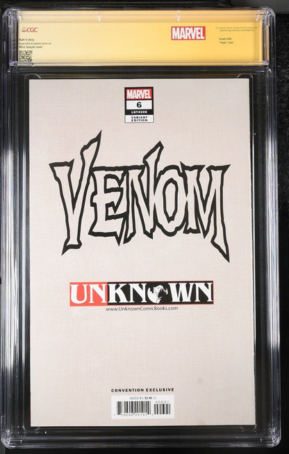 Venom #6 Marvel Comics 5/22 SIGNED & SKETCH BY MICO SUAYAN ON 10/9/23