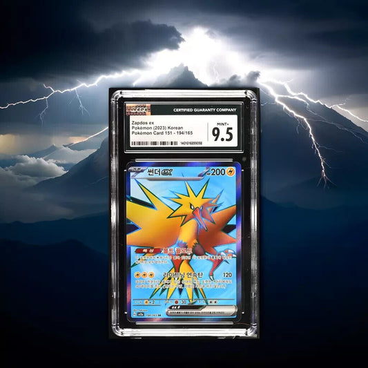 Pokemon Zapdos ex 194/165 Pokemon Card 151 - sv2a Korean Mint+ 9.5 (2023)