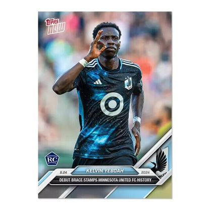 2024 MLS TOPPS NOW Card 113 Kelvin Yeboah Rookie RC