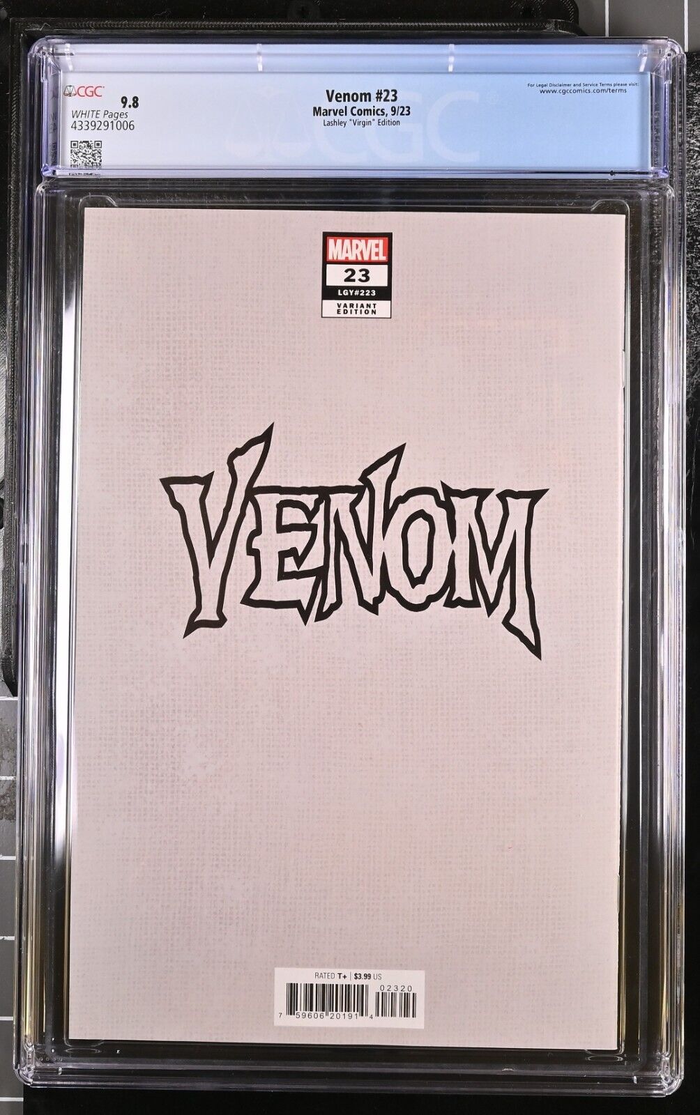 Venom #23 - CGC 9.8 - 1:200 Lashley Virgin Variant (2023)