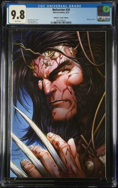 Wolverine #34 Williams ""Virgin"" Edition CGC 9.8 (2023)