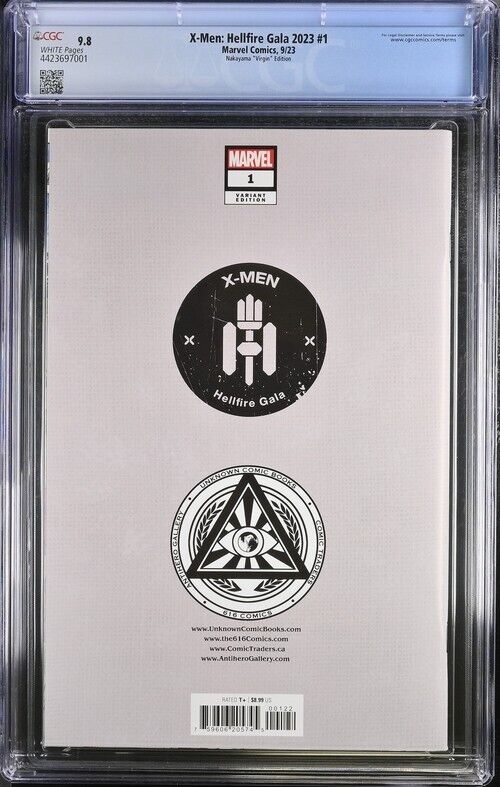 X-Men: Hellfire Gala #1 Nakayama Virgin Edition CGC 9.8 (2023)