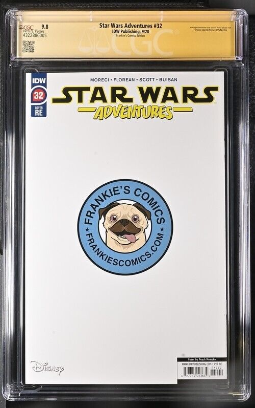 Star Wars Adventures #32 Signed by Momoko, 9.8