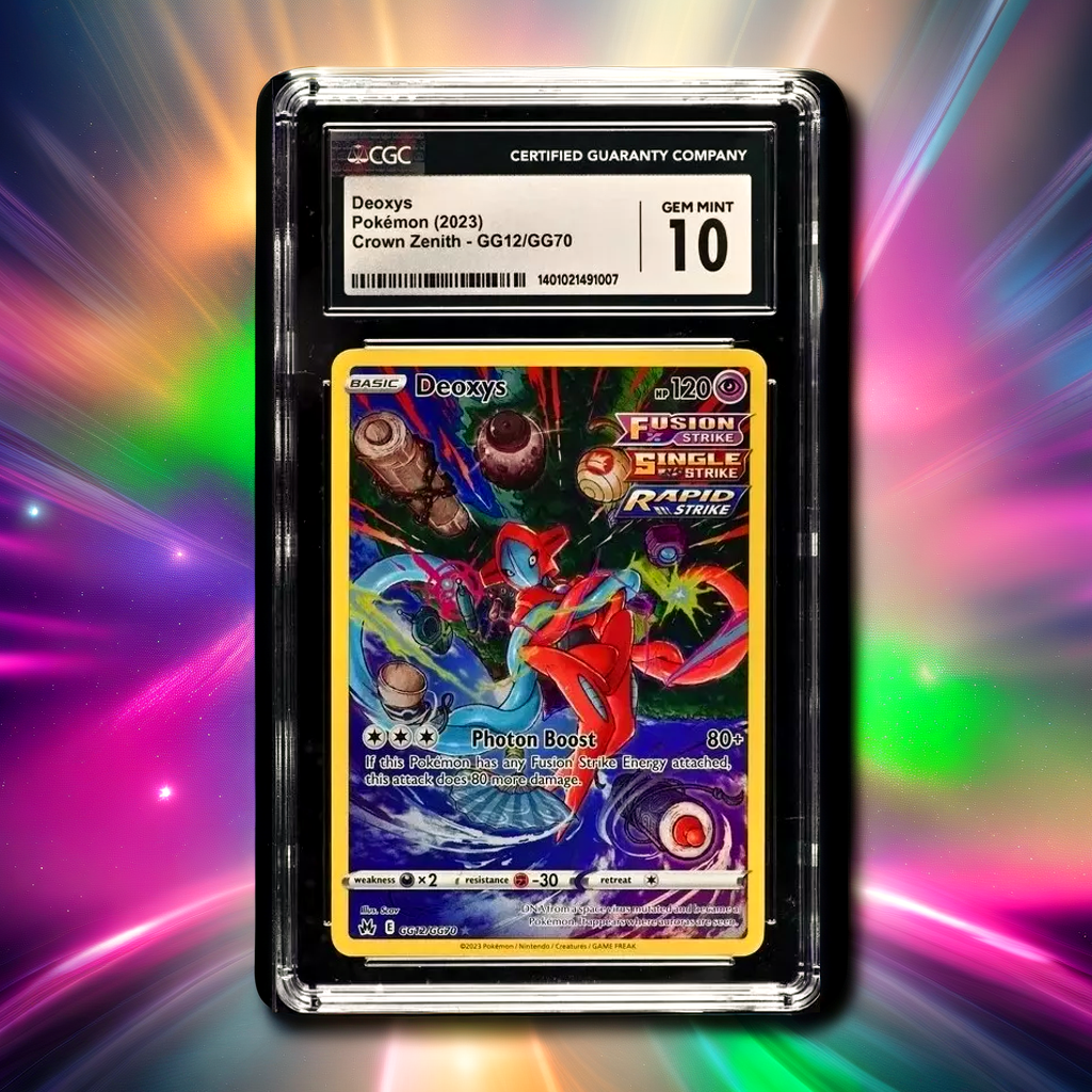 Pokemon Deoxys GG12/GG70 Crown Zenith English Gem Mint 10 (2023)