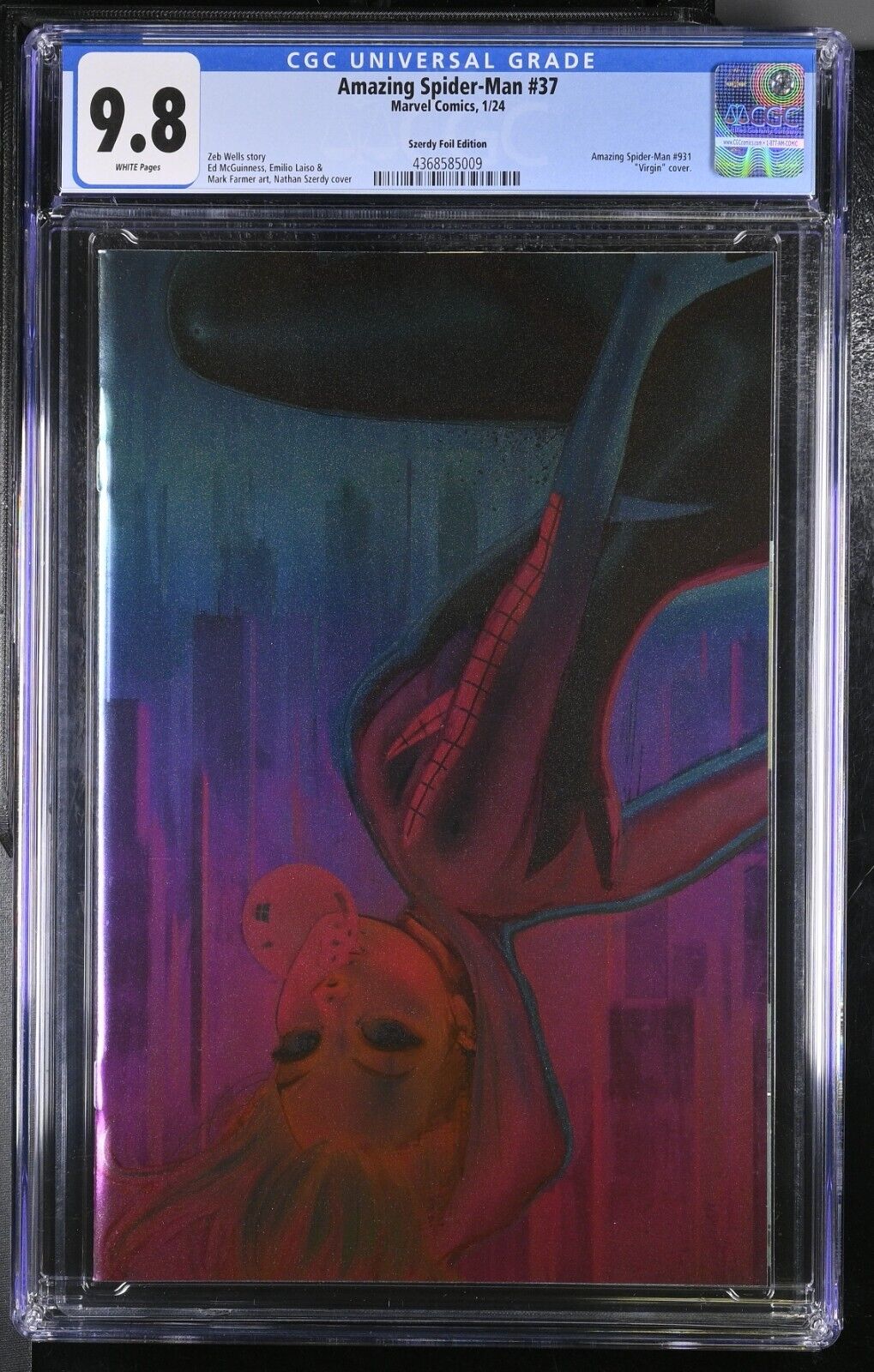 Amazing Spider-Man #37 Szerdy Foil Edition CGC 9.8 (2024)