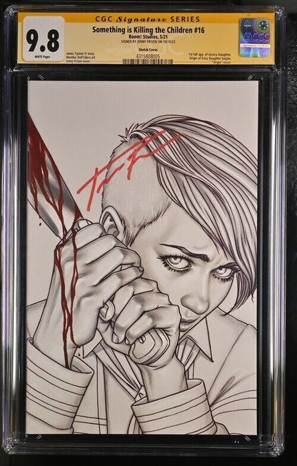 Something Is Killing Children 16 Frison 1:50 Variant Signed by Frison 9.8 Sketch