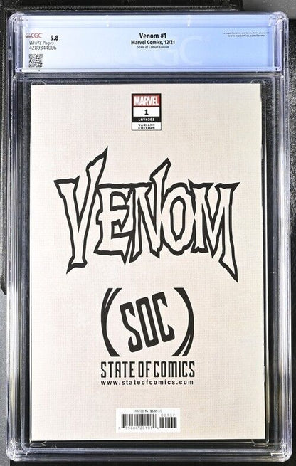 Marvel Comics: Venom #1 State of Comics Edition CGC 9.8 (2021)