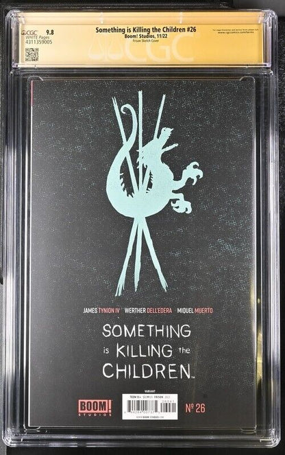 Something is Killing the Children #26 Cover D 1:50 Signed by Frison 9.8