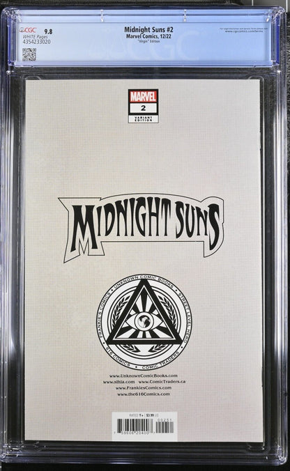 Midnight Suns #2 CGC 9.8 Virgin Variant Nakayama (2022)