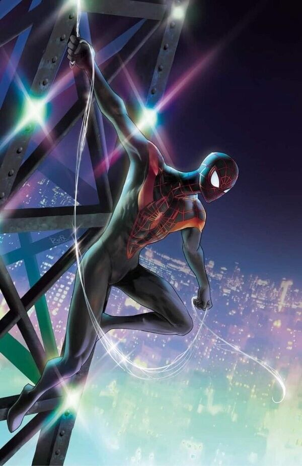 Spider-Man #1 R1C0 Miles Morales Exclusive Virgin Variant (2022)