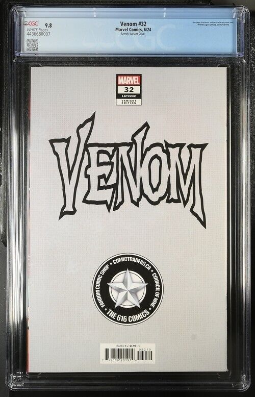 Venom #32 Szerdy Variant Cover CGC 9.8 (2024)