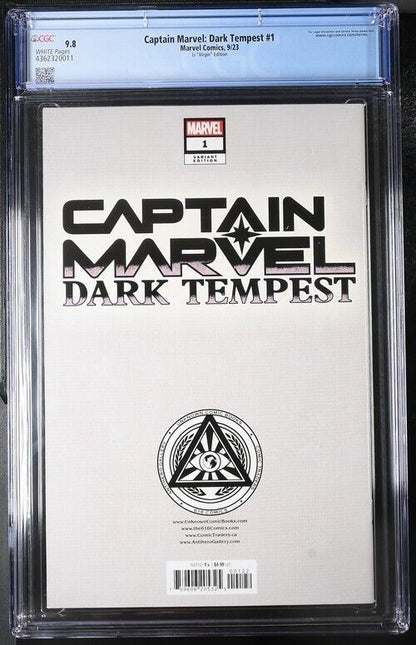 Captain Marvel: Dark Tempest #1 - CGC 9.8 - Li Virgin Edition