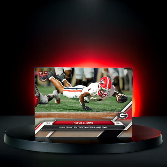 Trevor Etienne - 2024 Bowman U Now Football Card 31 Georgia