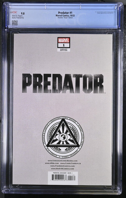 Predator #1 Anacleto Virgin Variant CGC 9.8