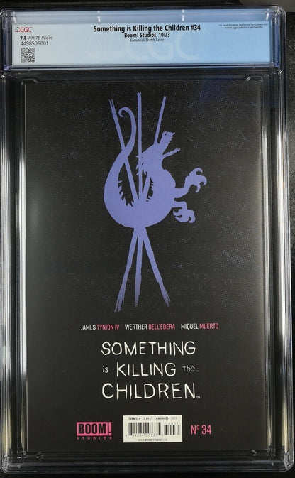 Something is Killing the Children #34 Camuncoli Sketch Cover CGC 9.8 (2023)